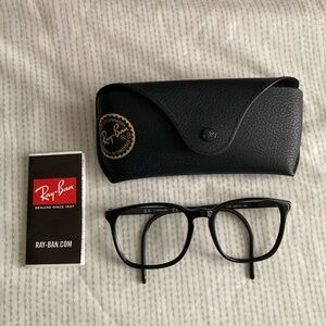 Ray-Ban RB5387 Optics Polished Black Size 54-18 Acetate Unisex Frames